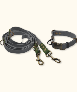 Everyday Set: obojek Park + přepínací vodítko Hike DuoTone: Šedý