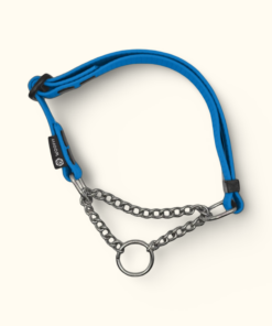 Polostahovací obojek Cliff: Světle modrý