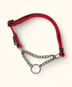 Polostahovací obojek Cliff: Červený