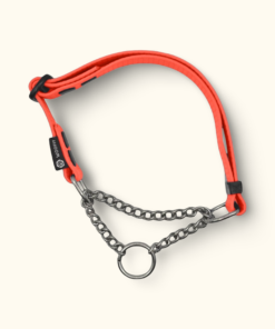 Polostahovací obojek Cliff: Neonově oranžový