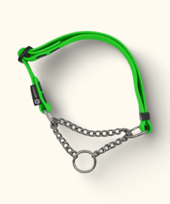 Polostahovací obojek Cliff: Neonově zelený