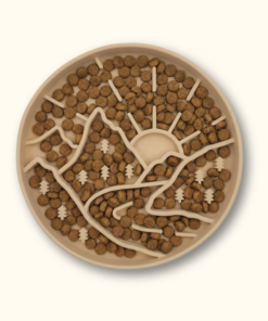 Protihltací miska SlowMunch krémová