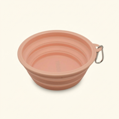 Cestovní miska Woofit TrekBowl 650 ml pudrově růžová