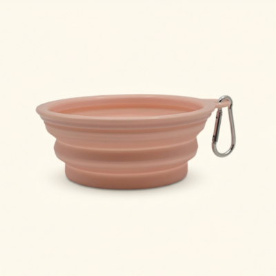 Cestovní miska Woofit TrekBowl 380 ml pudrově růžová